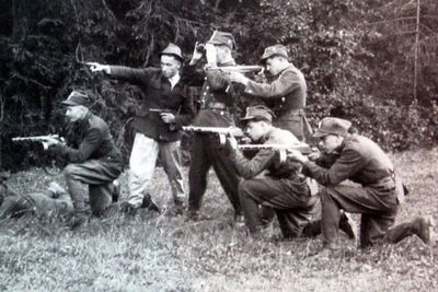 Выстрел в спину () Выстрел в спину