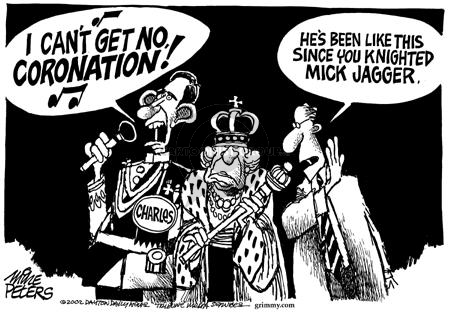 Карикатуры на королеву Великобритании Елизавету II