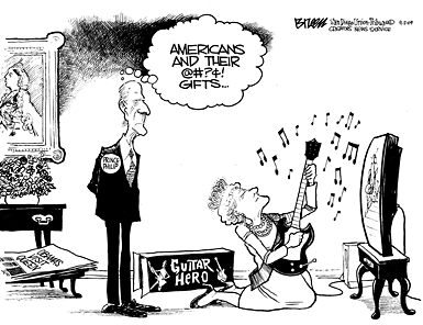 Карикатуры на королеву Великобритании Елизавету II