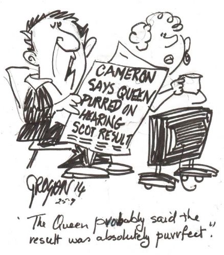 Карикатуры на королеву Великобритании Елизавету II