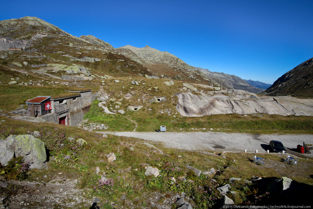 Крепость перевала Сен-Готард. Artilleriewerk San Carlo. () Крепость перевала Сен-Готард. Artilleriewerk San Carlo.
