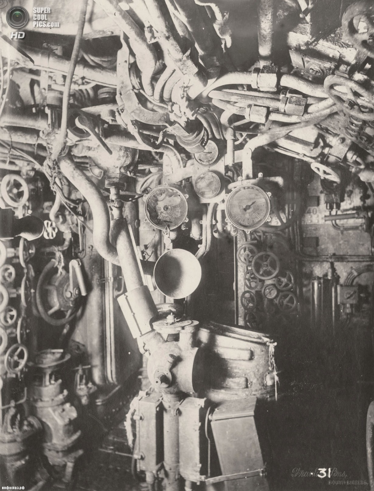 Немецкая подлодка времен ПМВ.