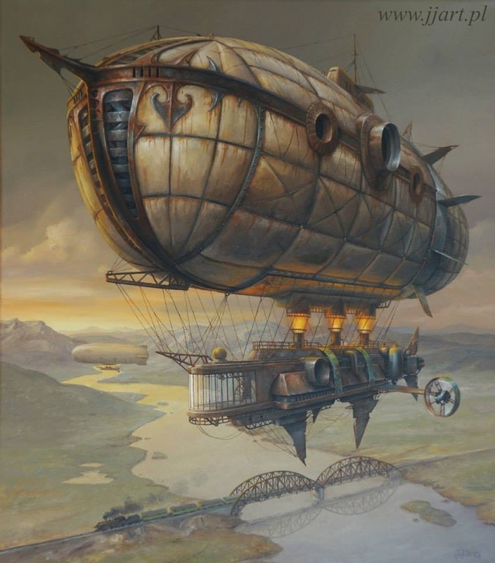 "Полёт фантазии" польского художника Ярослава Ясинковского () "Полёт фантазии" польского художника Ярослава Ясинковского