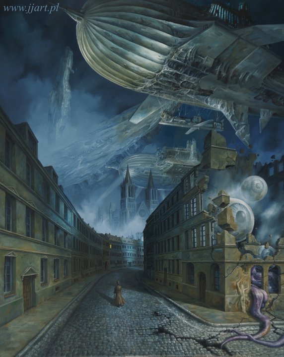 "Полёт фантазии" польского художника Ярослава Ясинковского () "Полёт фантазии" польского художника Ярослава Ясинковского