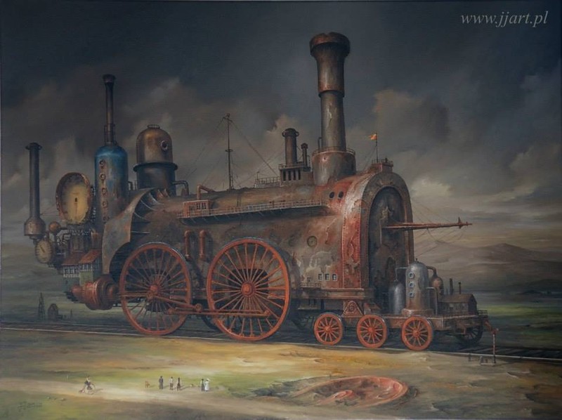 "Полёт фантазии" польского художника Ярослава Ясинковского () "Полёт фантазии" польского художника Ярослава Ясинковского