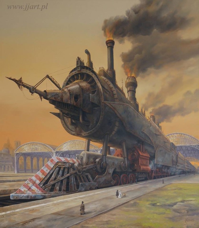 "Полёт фантазии" польского художника Ярослава Ясинковского () "Полёт фантазии" польского художника Ярослава Ясинковского