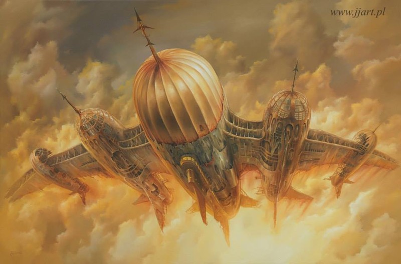 "Полёт фантазии" польского художника Ярослава Ясинковского () "Полёт фантазии" польского художника Ярослава Ясинковского