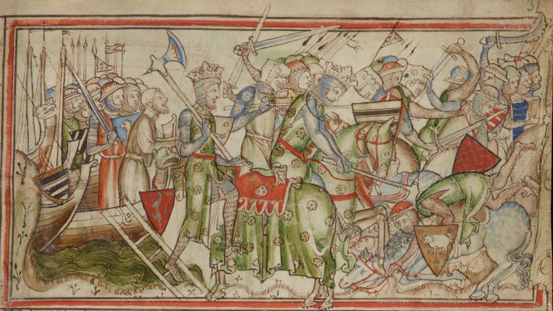 Рыцари на миниатюрах из средневековых манускриптов (1 часть первая)