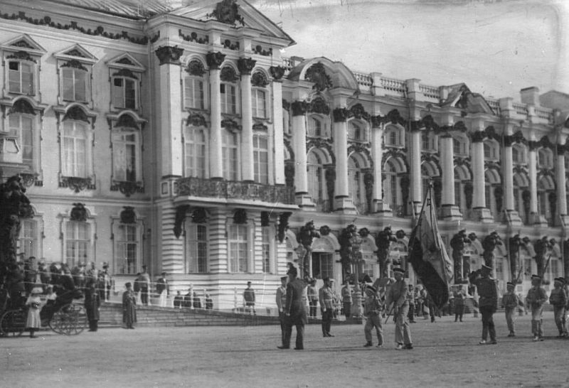 Смотр потешных 1-го народного класса военного строя и гимнастики имени цесаревича Алексея () Смотр потешных 1-го народного класса военного строя и гимнастики имени цесаревича Алексея