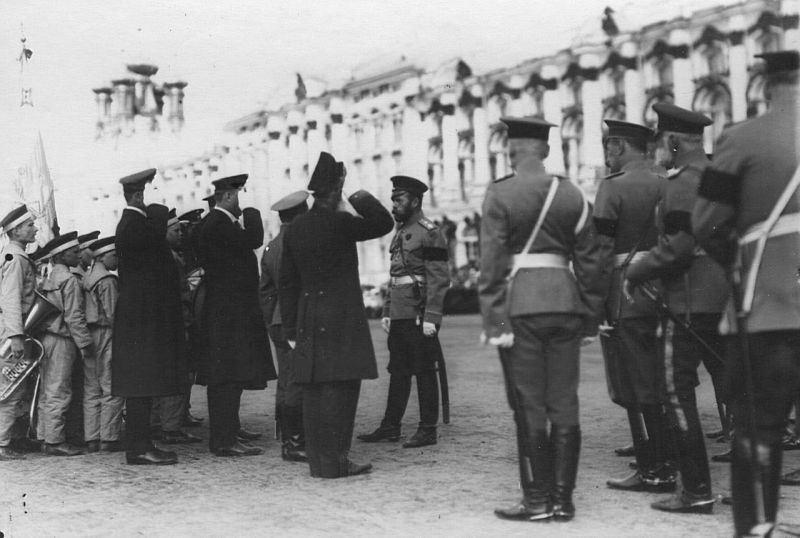 Смотр потешных 1-го народного класса военного строя и гимнастики имени цесаревича Алексея () Смотр потешных 1-го народного класса военного строя и гимнастики имени цесаревича Алексея