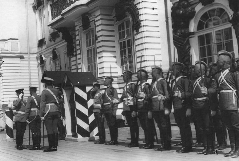 Смотр потешных 1-го народного класса военного строя и гимнастики имени цесаревича Алексея () Смотр потешных 1-го народного класса военного строя и гимнастики имени цесаревича Алексея