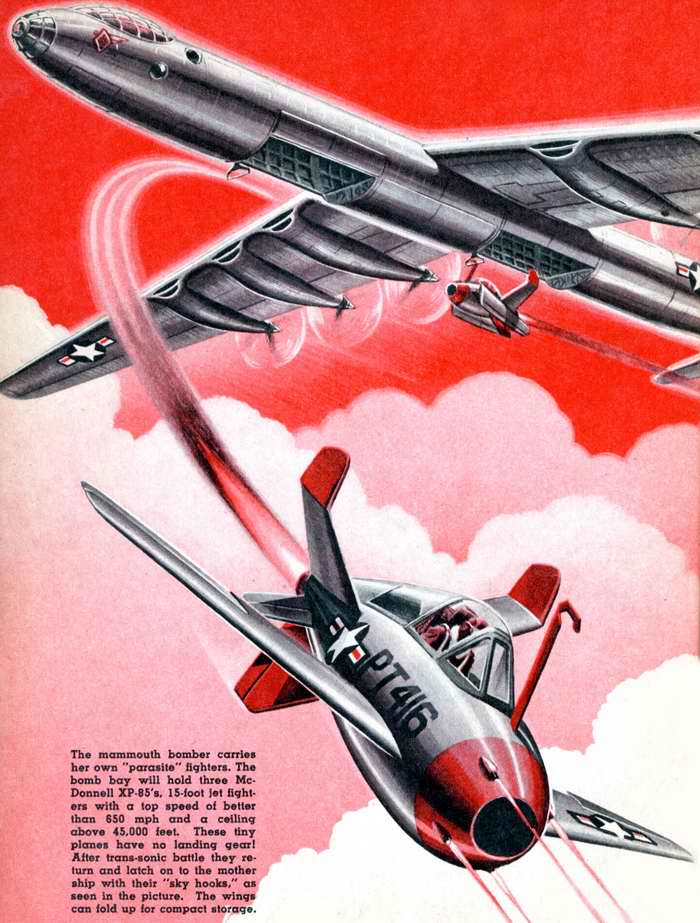 Военная и спасательная техника будущего - взгляд из 40-х - 50-х