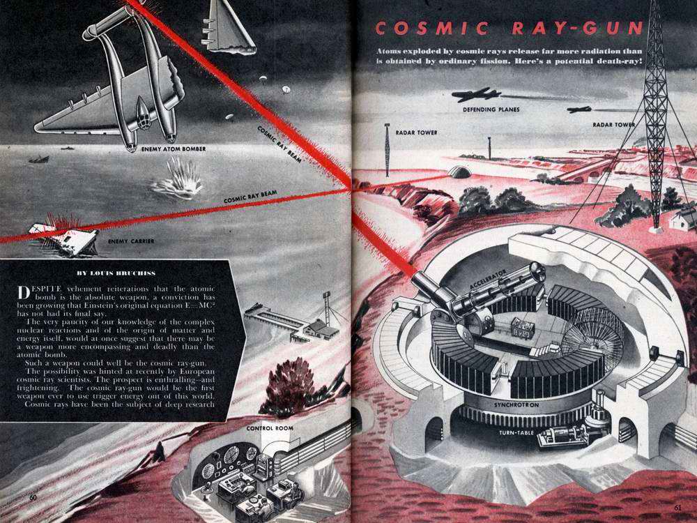 Военная и спасательная техника будущего - взгляд из 40-х - 50-х
