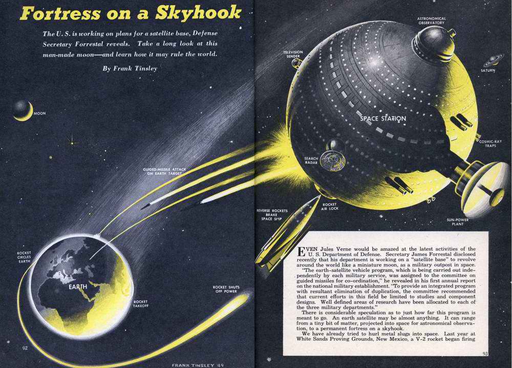 Военная и спасательная техника будущего - взгляд из 40-х - 50-х