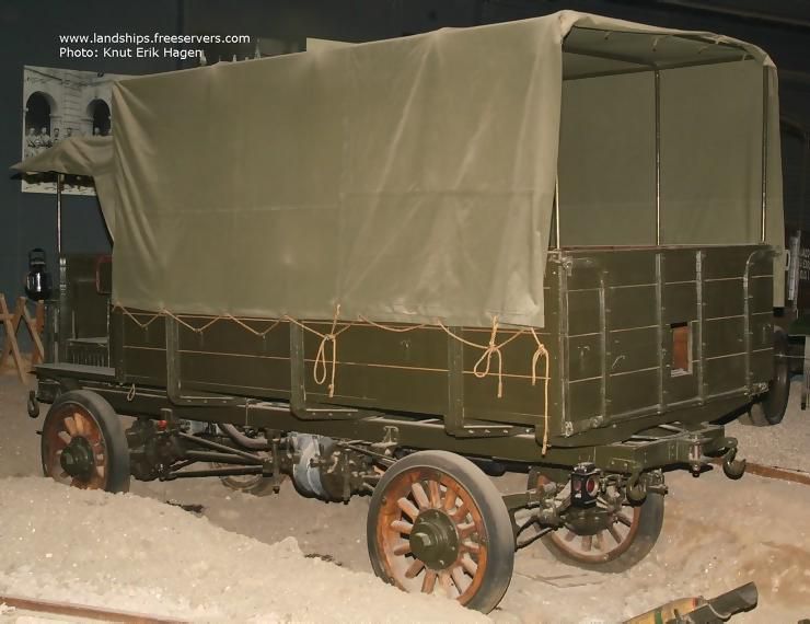 Грузовые автомобили Первой мировой войны. Великобритания