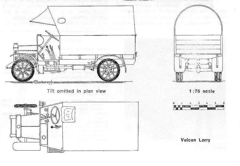 Грузовые автомобили Первой мировой войны. Великобритания