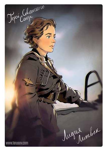 Художник изобразил женщин-героев Великой Отечественной в стиле «пин-ап»