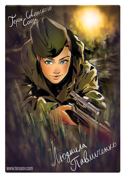 Художник изобразил женщин-героев Великой Отечественной в стиле «пин-ап»