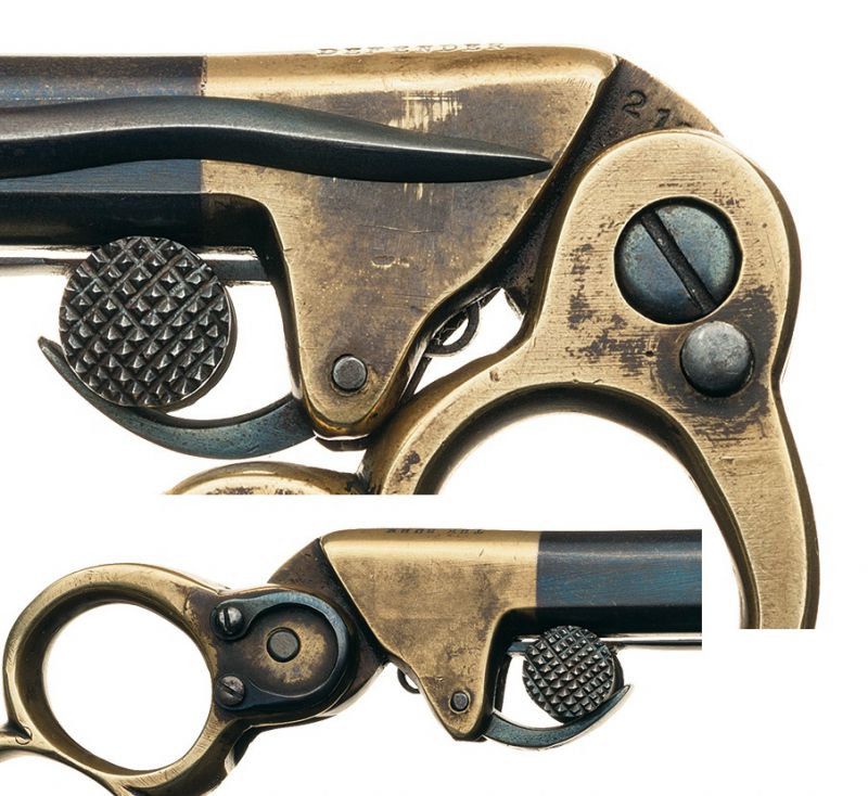 Капсюльный пистолет underhammer — кастет — кинжал () Капсюльный пистолет underhammer — кастет — кинжал