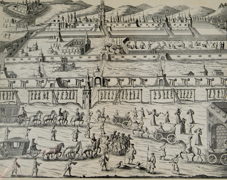 Изображение казни: расправа над стрельцами у иоганна георга корба