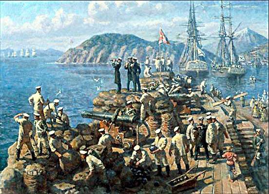 Оборона Петропавловска в 1854 г.