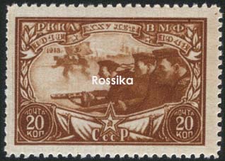 Почтовая марка на идеологических фронтах Великой Отечественной