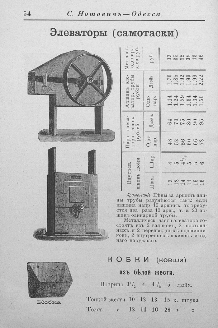 Прейскурант машиностроительного чугунно-литейного завода в одессе, 1902 г. часть 2 () Прейскурант машиностроительного чугунно-литейного завода в одессе, 1902 г. часть 2