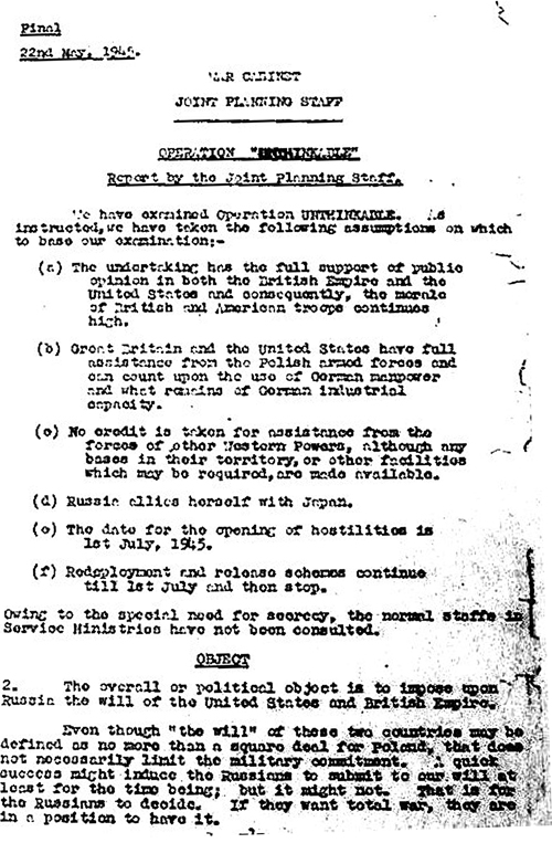 Третья мировая война могла начаться 70 лет назад () Третья мировая война могла начаться 70 лет назад