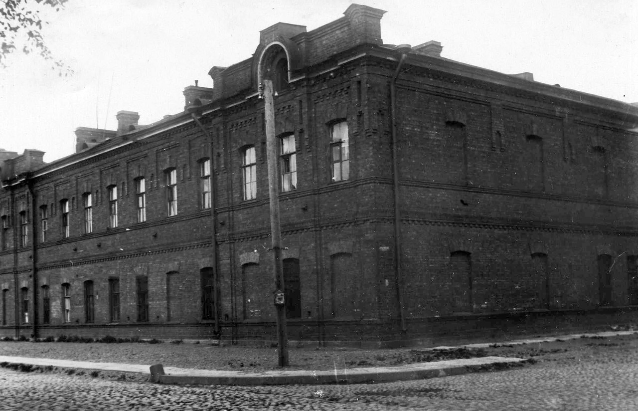 06. Вид здания завода акционерного общества Вестингауза. До 1917 06. Вид здания завода акционерного общества Вестингауза. До 1917