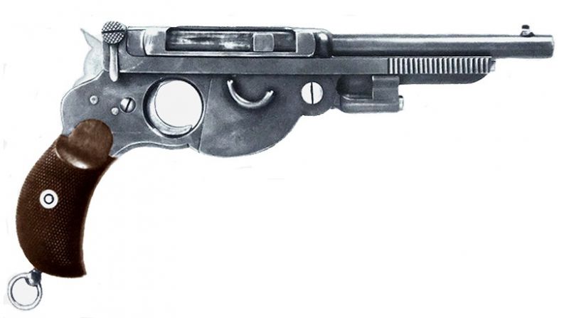Ранние пистолеты Теодора Бергманна: Бергманн модель 1893 года, Бергманн №1 () Ранние пистолеты Теодора Бергманна: Бергманн модель 1893 года, Бергманн №1