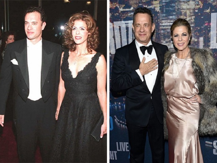 «Зачем тебе жена, если ты так любишь одиночество?» — спросила Рита Уилсон своего будущего супруга Тома Хэнкса. «Действительно, в этой жизни я люблю две вещи — одиночество и тебя. Я даже не думал, что это возможно, но обе мои любви прекрасно уживаются друг с другом», — ответил застенчивый актер. Женаты 27 лет. «Зачем тебе жена, если ты так любишь одиночество?» — спросила Рита Уилсон своего будущего супруга Тома Хэнкса. «Действительно, в этой жизни я люблю две вещи — одиночество и тебя. Я даже не думал, что это возможно, но обе мои любви прекрасно уживаются друг с другом», — ответил застенчивый актер. Женаты 27 лет.