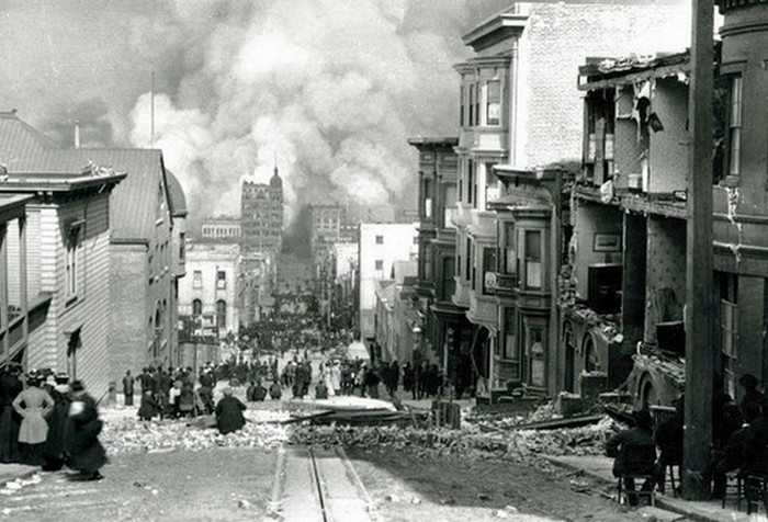 Землетрясение в Сан-Франциско. Землетрясение в Сан-Франциско.