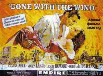 Как создавался фильм «Унесённые ветром» (Gone with the Wind).