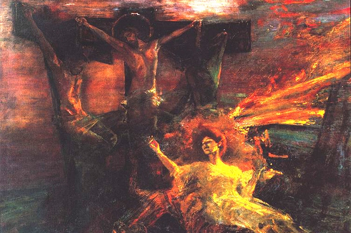 Землетрясение после распятия. Землетрясение после распятия.