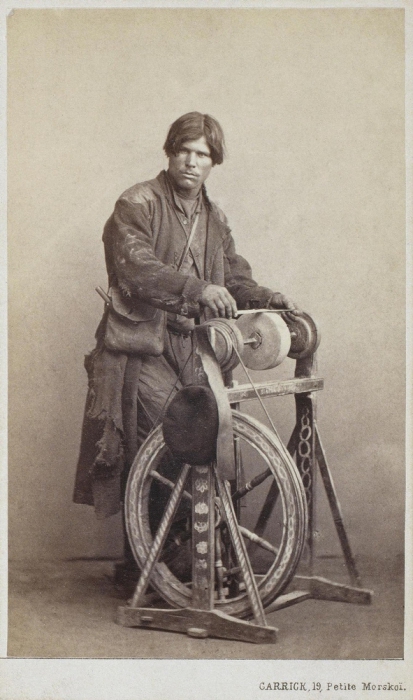 Точильщик ножей. Точильщик ножей.