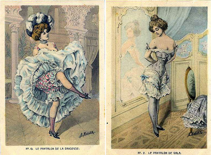 Дамское нижнее бельё второй половины XIX века: «аморальные» батистовые панталоны () Дамское нижнее бельё второй половины XIX века: «аморальные» батистовые панталоны