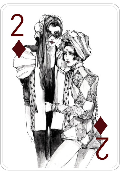 Двойка бубен. Автор иллюстраций: Конни Лим (Connie Lim).