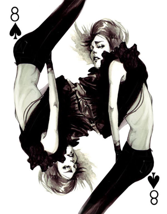 Пиковая восьмёрка. Автор иллюстраций: Конни Лим (Connie Lim).