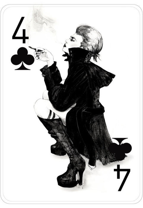 Четвёрка треф. Автор иллюстраций: Конни Лим (Connie Lim).