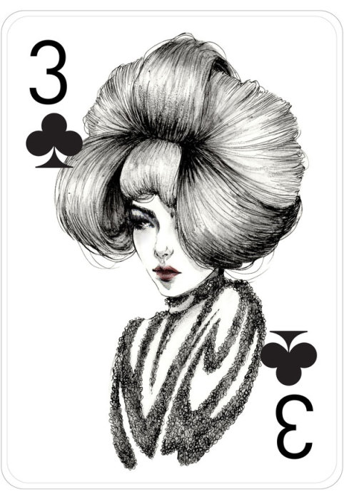 Тройка треф. Автор иллюстраций: Конни Лим (Connie Lim).