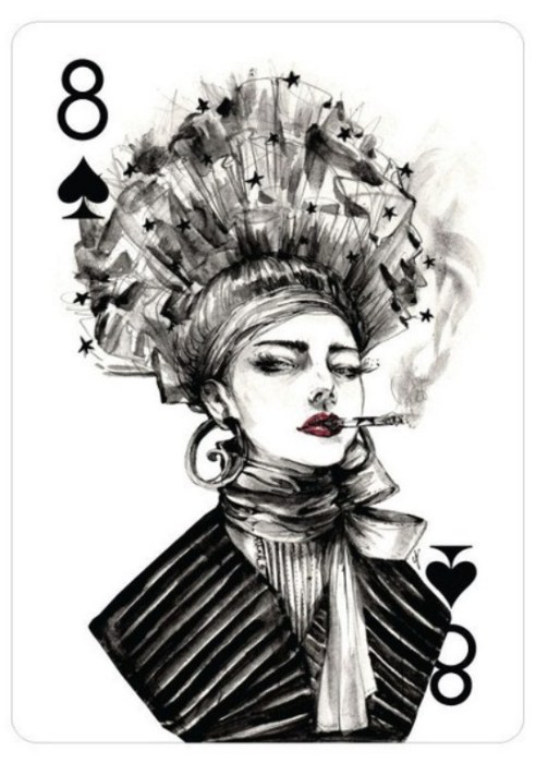 Пиковая восьмёрка. Автор иллюстраций: Конни Лим (Connie Lim).