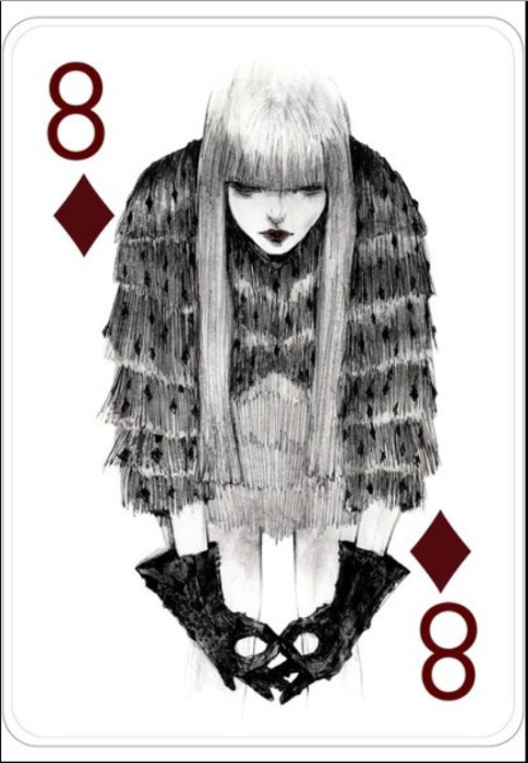 Восьмёрка бубен. Автор иллюстраций: Конни Лим (Connie Lim).