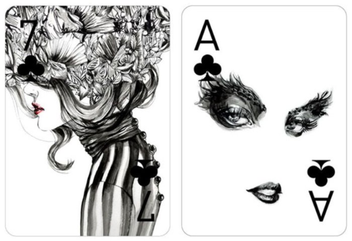 Игральные карты. Автор иллюстраций: Конни Лим (Connie Lim). 