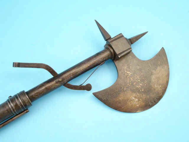 Индийский боевой топор — стилет — фитильный пистолет середины 18 века