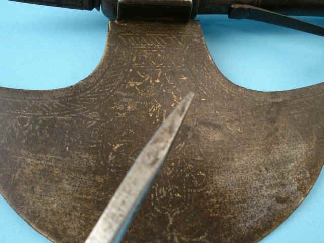 Индийский боевой топор — стилет — фитильный пистолет середины 18 века