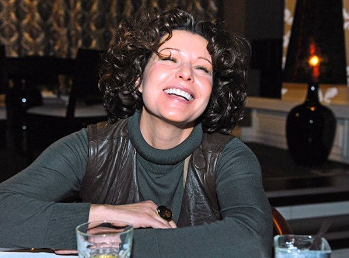 Наталья Негода на премьере фильма А. Мизгирева *Бубен, барабан*, 2009 г. Наталья Негода на премьере фильма А. Мизгирева *Бубен, барабан*, 2009 г.