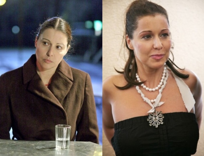 Актриса Наталья Негода в сцене из фильма *Бубен, барабан* и на церемонии закрытия XX Открытого кинофестиваля *Кинотавр* в Сочи, 2009 г. Актриса Наталья Негода в сцене из фильма *Бубен, барабан* и на церемонии закрытия XX Открытого кинофестиваля *Кинотавр* в Сочи, 2009 г.