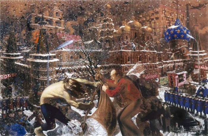 Детали на картинах Ситникова можно рассматривать бесконечно. Детали на картинах Ситникова можно рассматривать бесконечно.