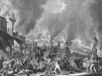 ИОГАНН ЛОРЕНЦ РУГЕНДАС. ПОЖАР МОСКВЫ В 1812 ГОДУ (1813 ГОД)