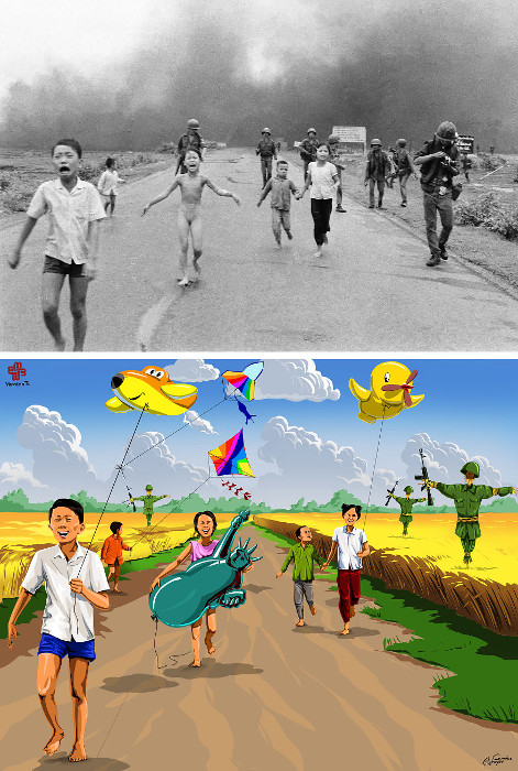 «Напалм во Вьетнаме». «Напалм во Вьетнаме».